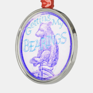 Ornement Rond Argenté "Portions"