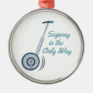 Ornement Rond Argenté Segway