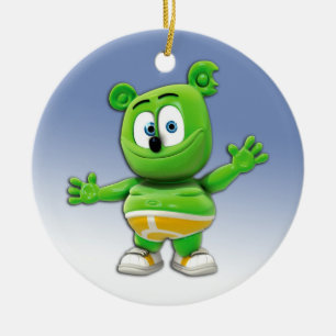 Ornement rond d'arbre de Noël de Gummibär