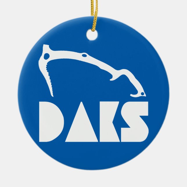 Ornement Rond En Céramique Adirondacks Ice Escalade (Devant)