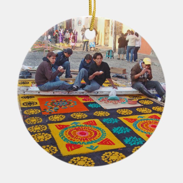 Ornement Rond En Céramique alfombra 18 (Devant)