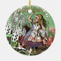 alice cartes merveilleux chapeau lapin