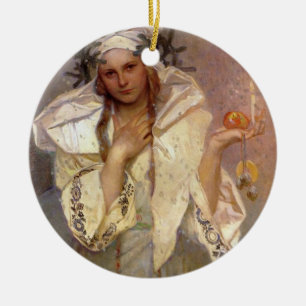 Ornement Rond En Céramique Angel Noel en Amérique