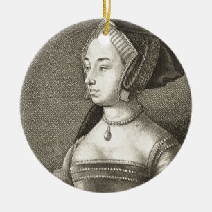 Ornement Rond En Céramique Anne Boleyn
