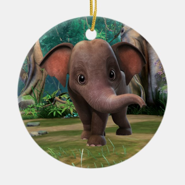 Ornement Rond En Céramique Appu (Devant)