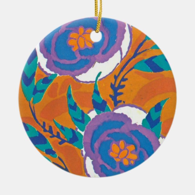 Ornement Rond En Céramique Art Déco de Seguy #5 à Emporio Moffa (Devant)