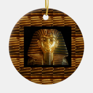 Ornement Rond En Céramique Art égyptien VINTAGE d'idoles : PYRAMIDES