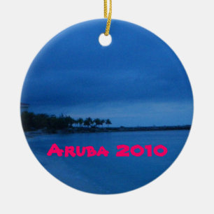 Ornement Rond En Céramique Aruba 2010