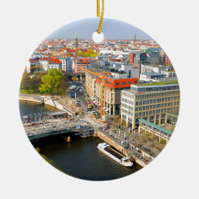 Ornement Rond En Céramique Berlin, Allemagne (Devant)