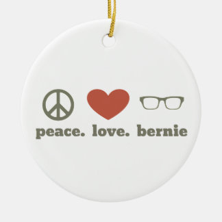 Ornement Rond En Céramique Bernie Sanders Swag Election Swag