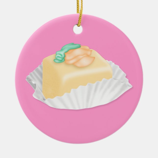 Ornement Rond En Céramique Bonbons - SRF (Devant)