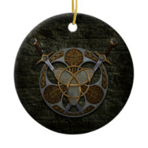 Bouclier et épées celtiques