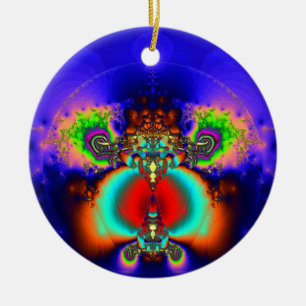 Ornement Rond En Céramique Bouddha