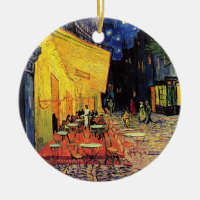 Café Terrasse à la nuit par Vincent van Gogh
