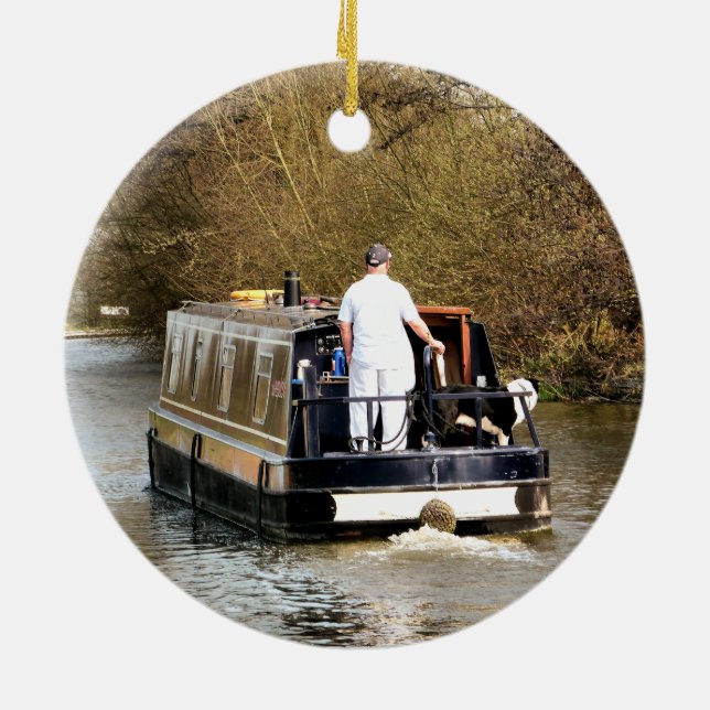 ORNEMENT ROND EN CÉRAMIQUE CANAUX (Dos)