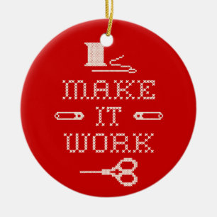 Ornement Rond En Céramique Choisir la couleur de votre Arrière - plan