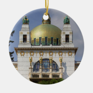 Ornement Rond En Céramique Church of St. Leopold Vienna Austria