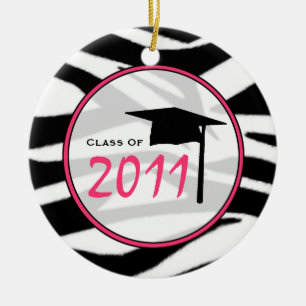 Ornement Rond En Céramique Classe d'obtention du diplôme de la copie 2011 et