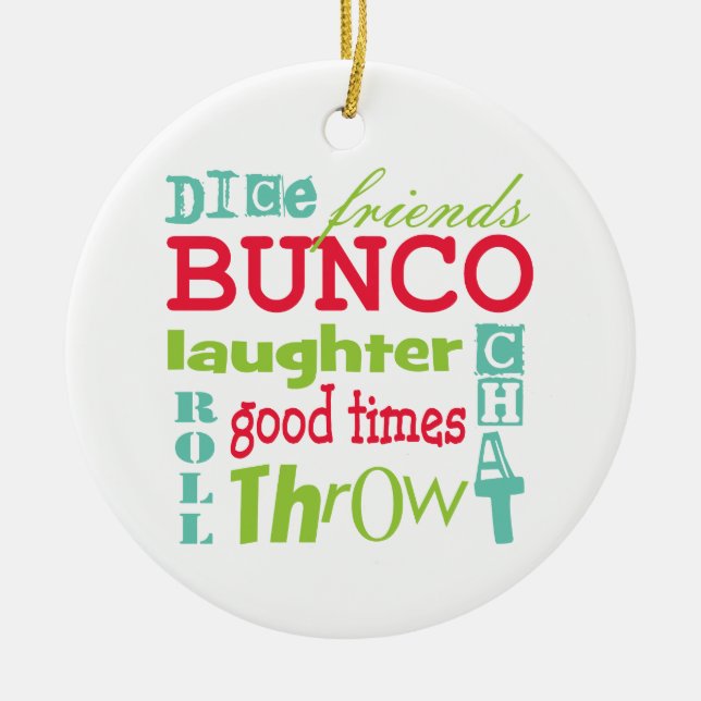 Ornement Rond En Céramique Conception d'art de souterrain de Bunco (Devant)