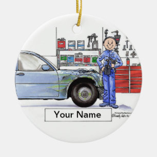 Ornement Rond En Céramique Corps automatique - mâle