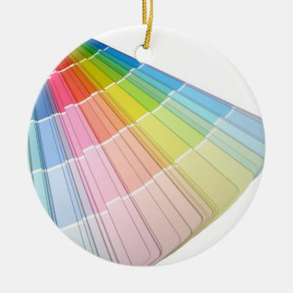 Ornement Rond En Céramique Couleurs