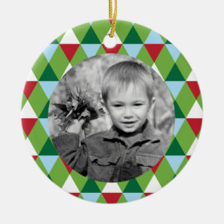 Ornement Rond En Céramique Couleurs de la photo de saison