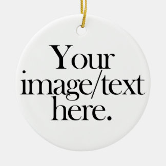 Ornement Rond En Céramique Créez vos propres