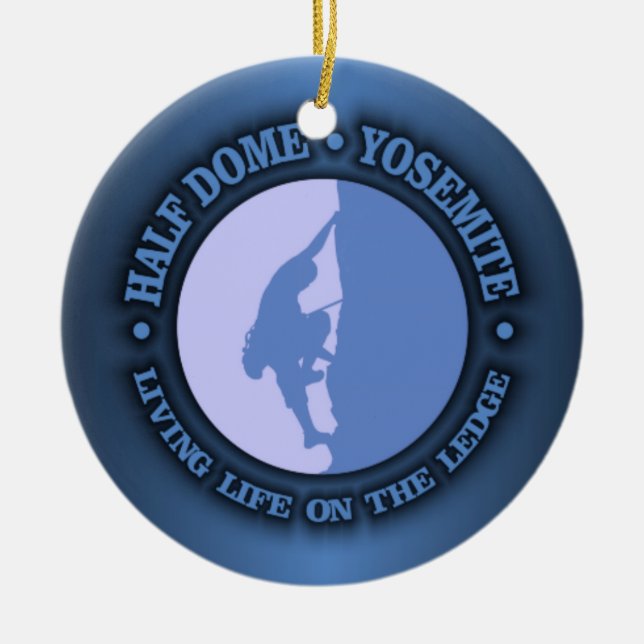 Ornement Rond En Céramique Demi-dôme 2 (Devant)