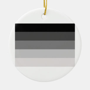 ORNEMENT ROND EN CÉRAMIQUE DRAPEAU DE FIERTE DROITE OFFICIEL