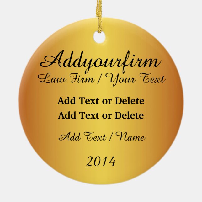 Ornement Rond En Céramique Droit, avocat, échelles de justice - SRF (Dos)