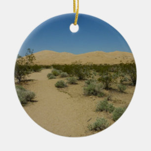 Ornement Rond En Céramique Dunes de Kelso au Mojave National Park