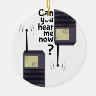 Ornement Rond En Céramique Entendez-moi