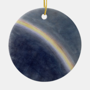 Ornement Rond En Céramique Étude de ciel avec l'arc-en-ciel, 1827 (la semain