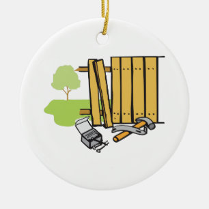 ORNEMENT ROND EN CÉRAMIQUE FENÊTRE