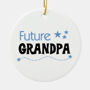 Ornement Rond En Céramique Futurs tee-shirts et cadeaux grand-pa
