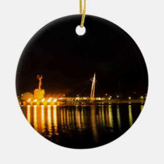 Ornement Rond En Céramique Gardien des plaines