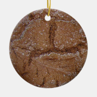Ornement Rond En Céramique Gingersnap Cookie Orament