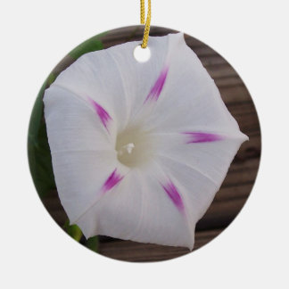 Ornement Rond En Céramique Glory White du matin