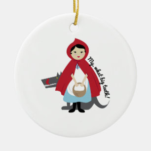 Ornement Rond En Céramique Grandes dents