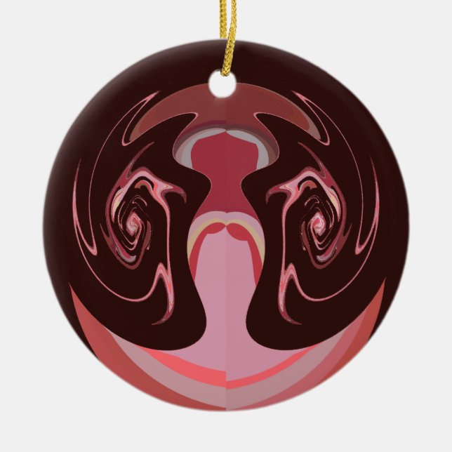 Ornement Rond En Céramique Hakuna matata couleurs (Devant)