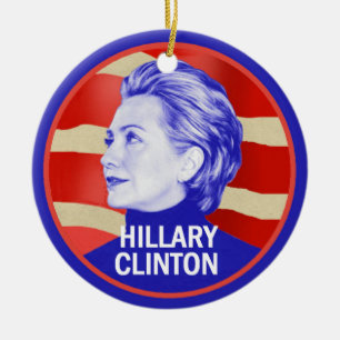 Ornement Rond En Céramique Hillary 2016