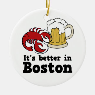 Ornement Rond En Céramique Il est meilleur à Boston ormanent