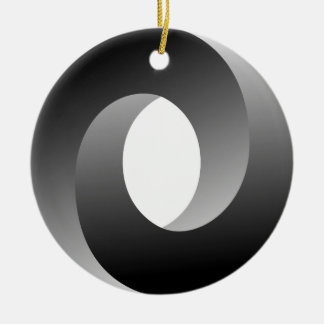 Ornement Rond En Céramique Illusion optique de cercle impossible