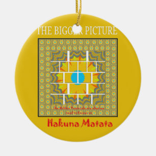 Ornement Rond En Céramique Impression d'images plus grande