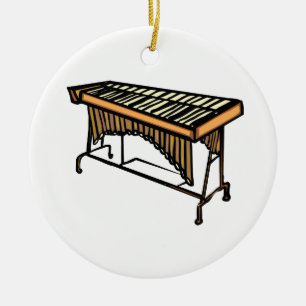 Ornement Rond En Céramique instrument simple design.png de vibraphone