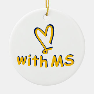 Ornement Rond En Céramique Joyeux joyeux joyeux