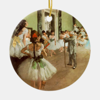 Ornement Rond En Céramique La Classe de Danse
