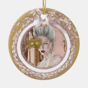 Ornement Rond En Céramique La question c'est vous-même Ornament 2