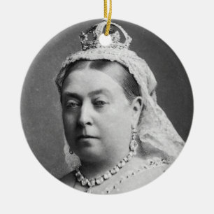 Ornement Rond En Céramique La Reine Victoria par Alexandre Bassano