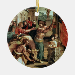 Ornement Rond En Céramique Le sacrifice chez Lystra (bande dessinée pour le